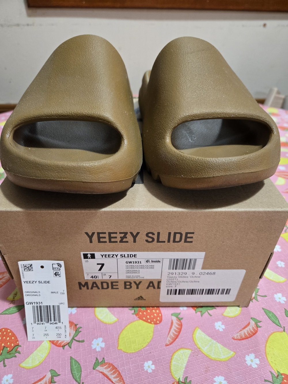 Adidas Yeezy Slide Ochre Size 7